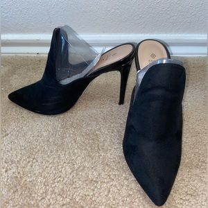 Black pointed Call It Spring heel (used). Size US 8. Worn three times.
